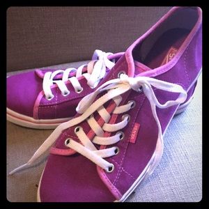 Vans size 7.5 pink/purple shoes